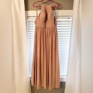 JJ’s House bridesmaid dress style #105587, colour Dusty Rose, Size 12